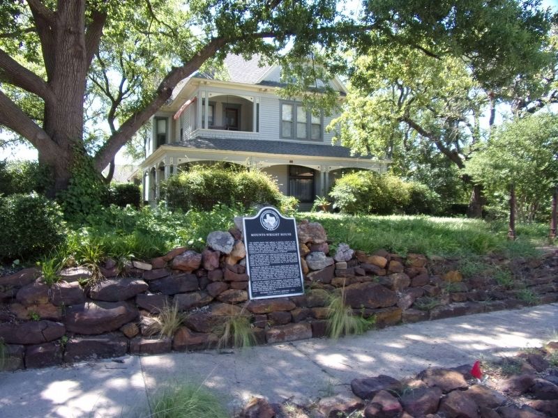 Mounts-Wright House Marker image. Click for full size.