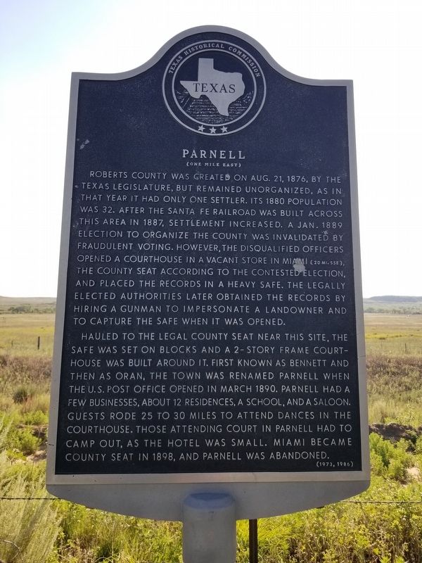 Parnell Marker image. Click for full size.