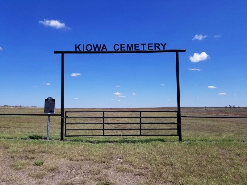 Kiowa Cemetery Marker image. Click for full size.