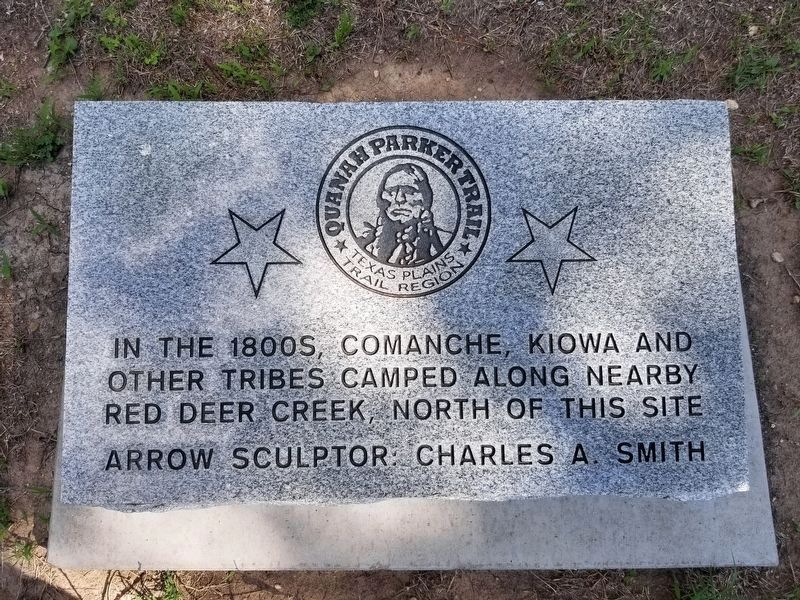 Quanah Parker Trail Marker image. Click for full size.