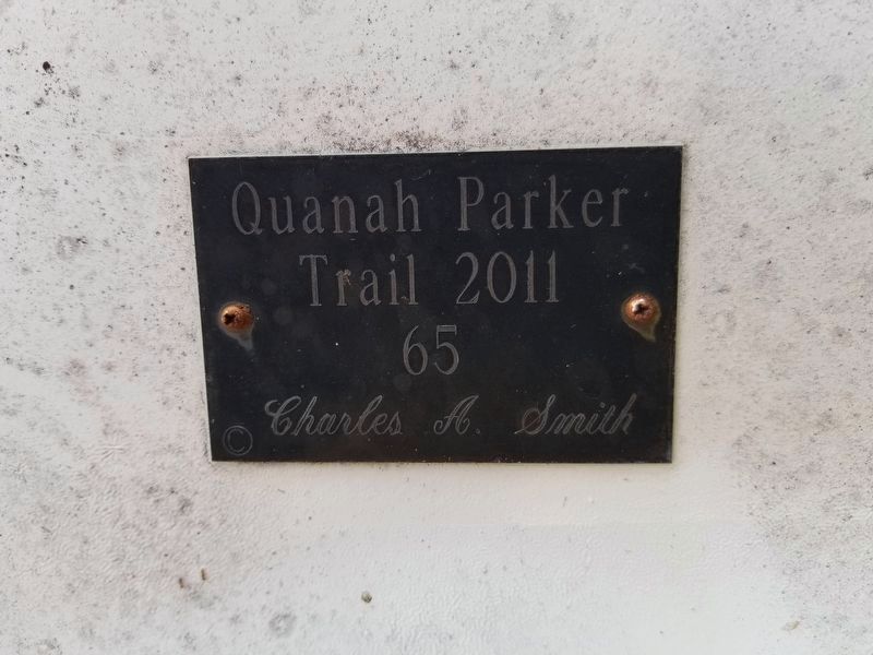 Quanah Parker Trail Marker 65 image. Click for full size.