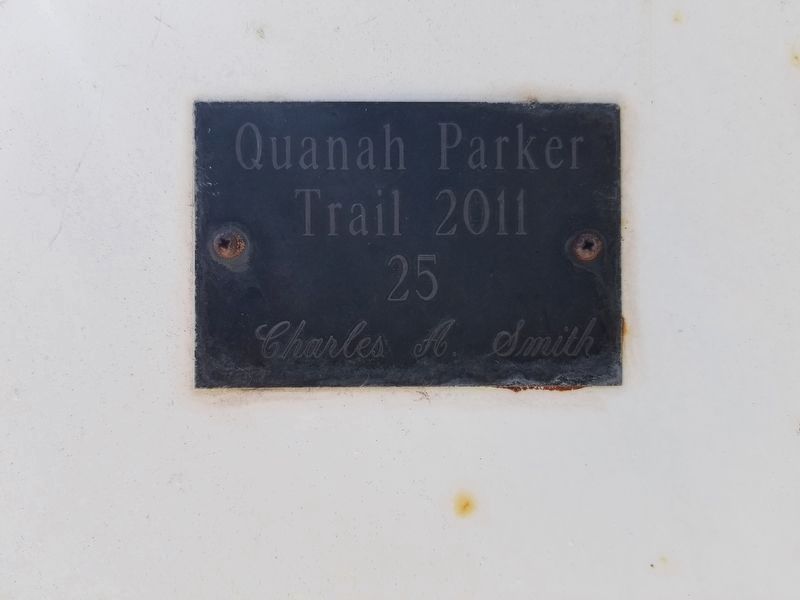 Quanah Parker Trail Marker Number 25 image. Click for full size.