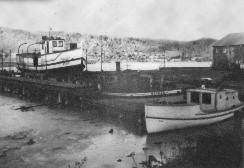 Marker detail: Croze Dry Dock, 1923 image. Click for full size.