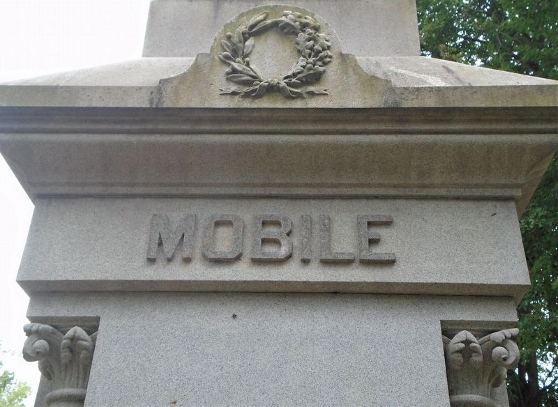 Civil War Memorial - Mobile image. Click for full size.