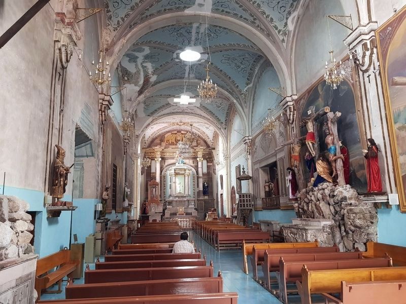 An interior view of the nearby Church of San Rafael image. Click for full size.