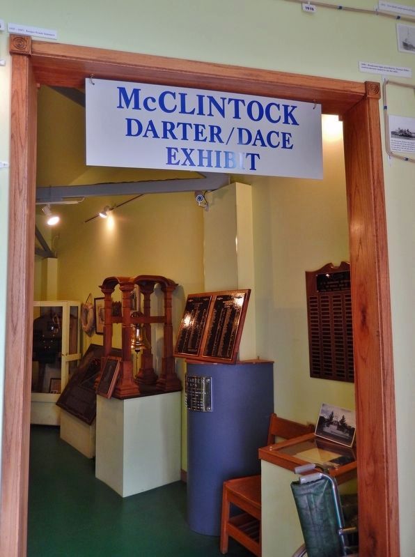 McClintock <i>Darter</i>/<i>Dace</i> Exhibit image. Click for full size.