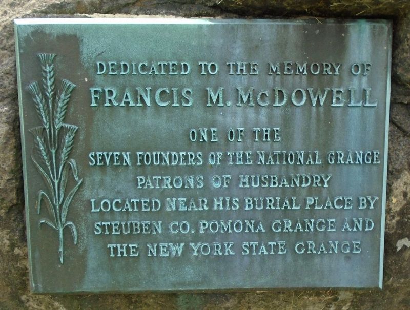 Francis M. McDowell Marker image. Click for full size.