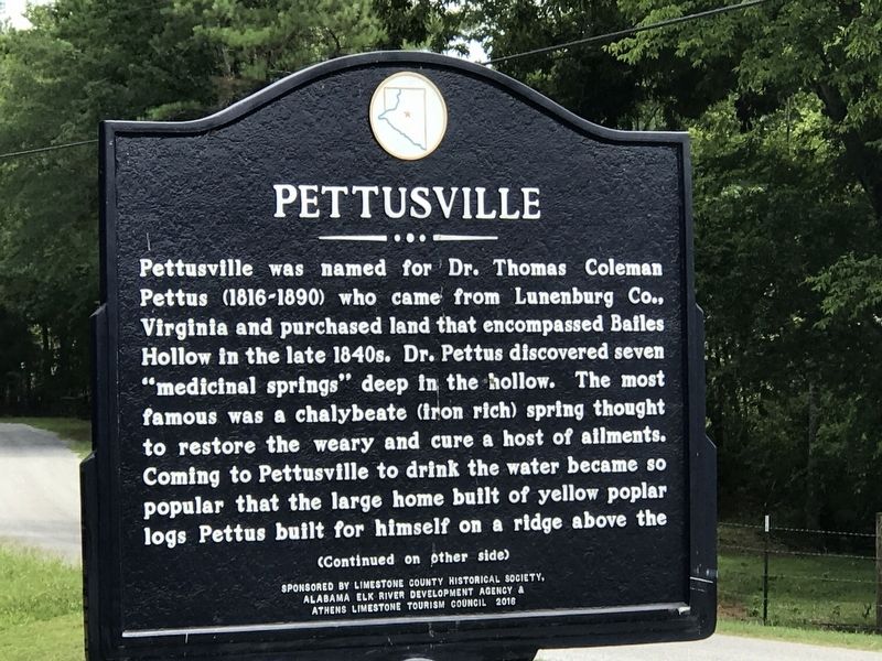 Pettusville Marker image. Click for full size.