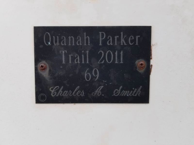 Quanah Parker Trail Marker 69 image. Click for full size.