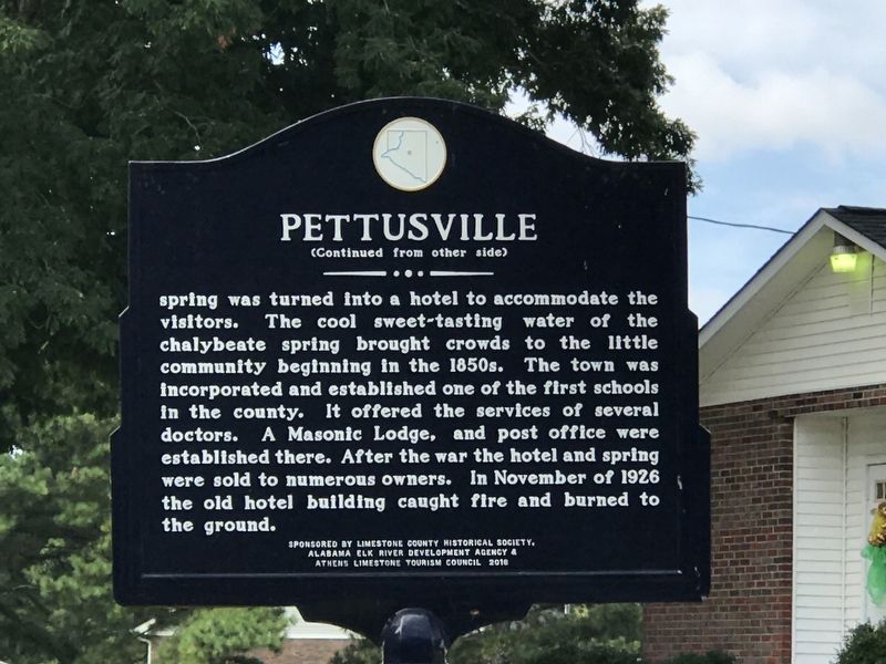 Pettusville Marker image. Click for full size.