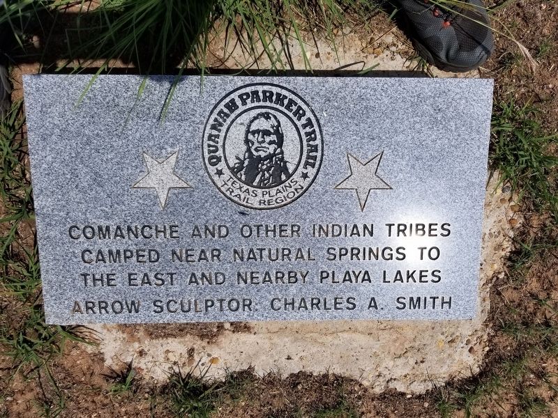 Quanah Parker Trail Marker image. Click for full size.