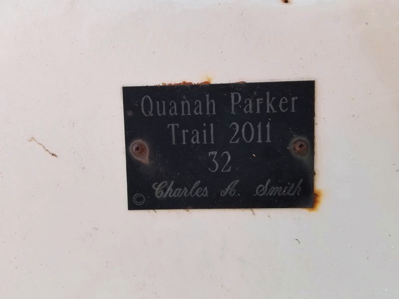 Quanah Parker Trail Marker 32 image. Click for full size.