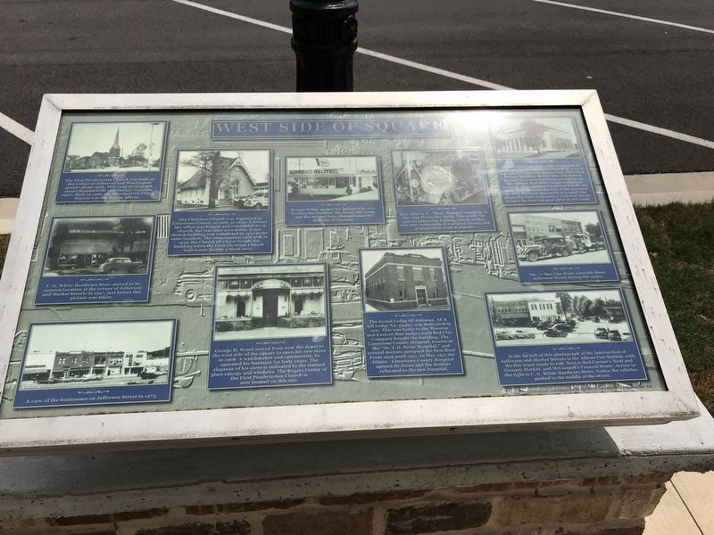 West Side of Square Marker. Click for full size. West Side of Square Marker image. Click for full size.