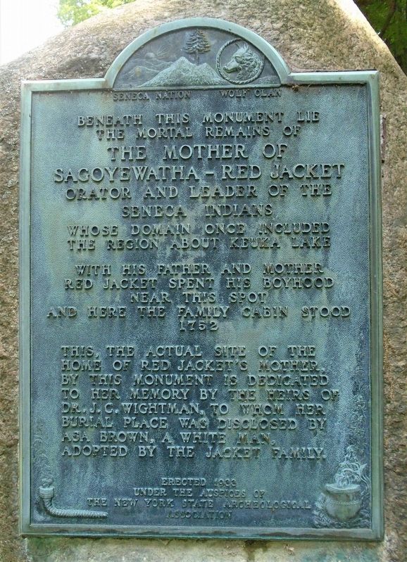 "Ahweyneyoun" (Ah-Wey-Ne-Youn) Marker. Click for full size. "Ahweyneyoun" (Ah-Wey-Ne-Youn) Marker image. Click for full size.