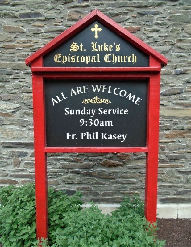 St. Luke's Episcopal Church Sign. Click for full size. St. Luke's Episcopal Church Sign image. Click for full size.