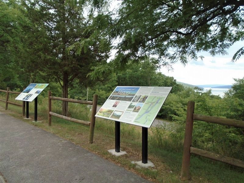 Bluff Point & Keuka Lake History Marker. Click for full size. Bluff Point & Keuka Lake History Marker image. Click for full size.