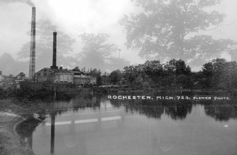 Marker detail: Chapman Pond, 1918. Click for full size. Marker detail: Chapman Pond, 1918 image. Click for full size.