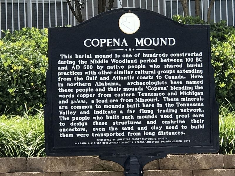 Copena Mound Marker image. Click for full size.
