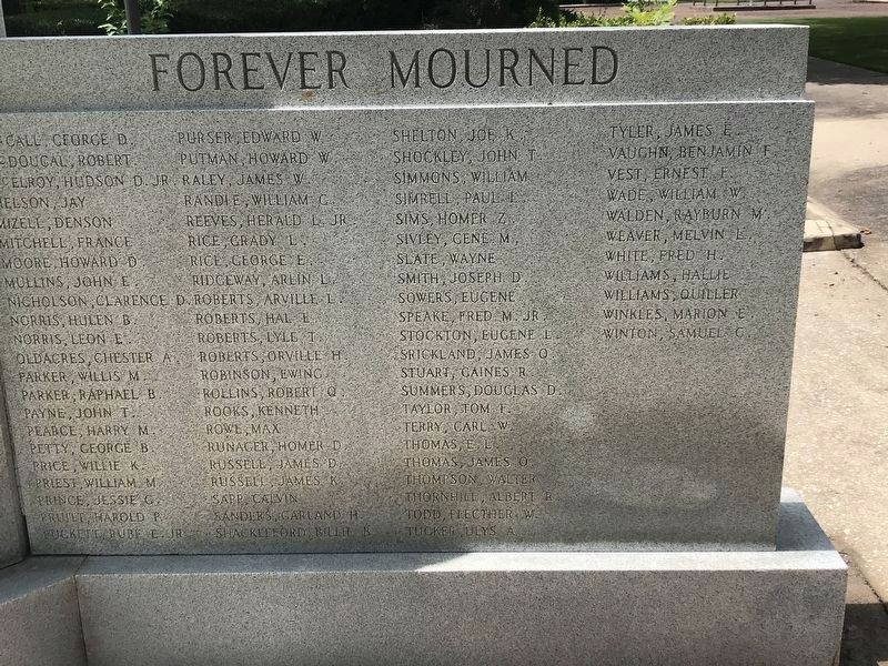 Morgan County World War II Memorial image. Click for full size.
