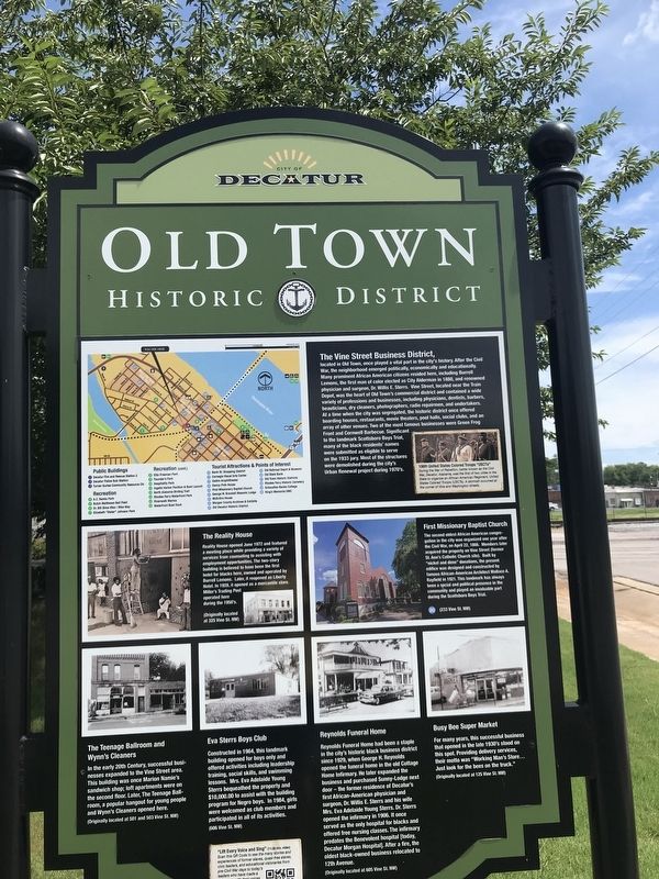 Old Town Historic District Marker image. Click for full size.