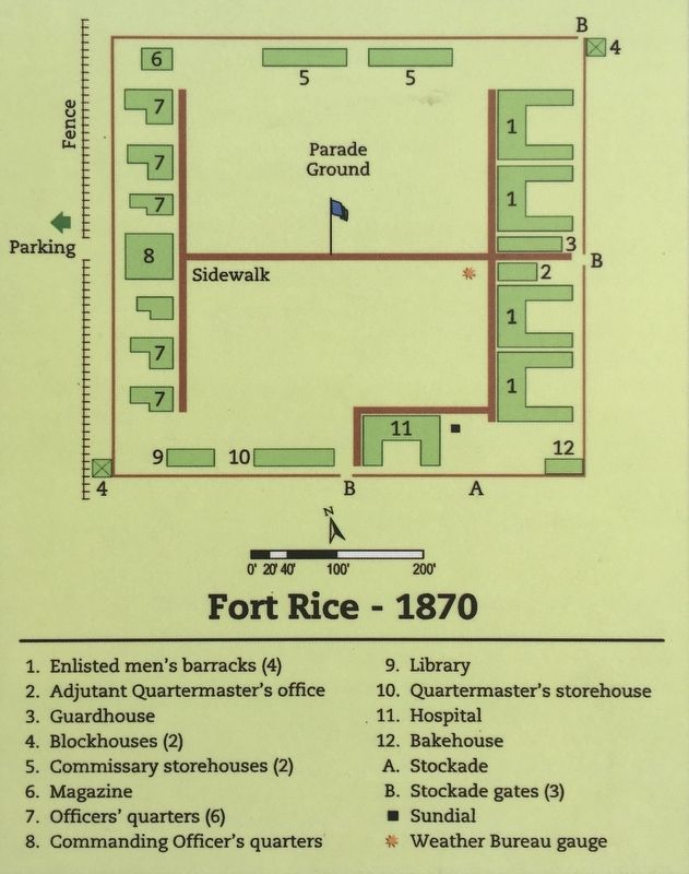 The Founding of Fort Rice Marker image. Click for full size.