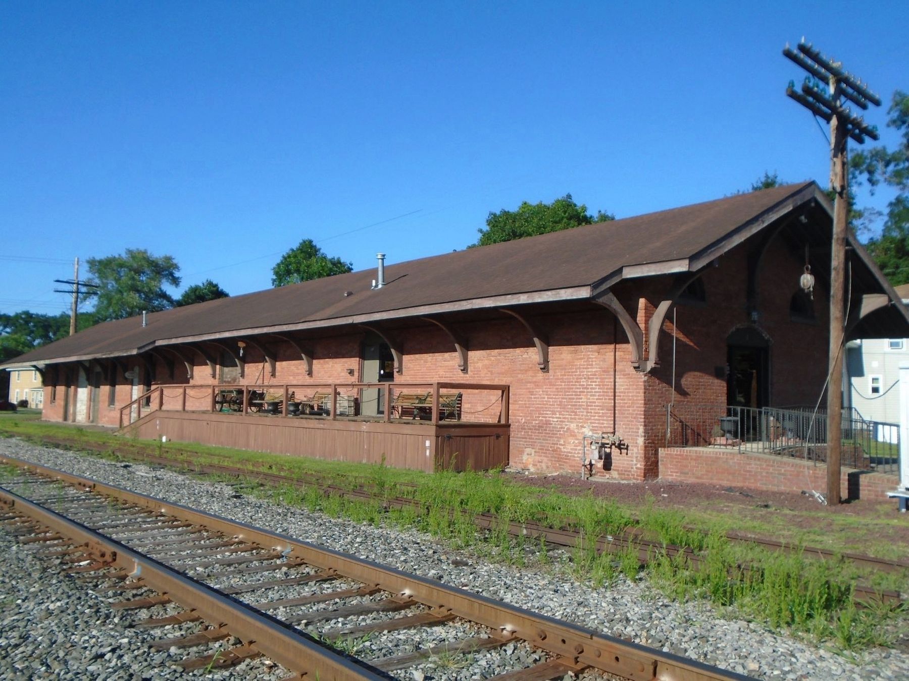 Chemung Railway Depot image. Click for full size.