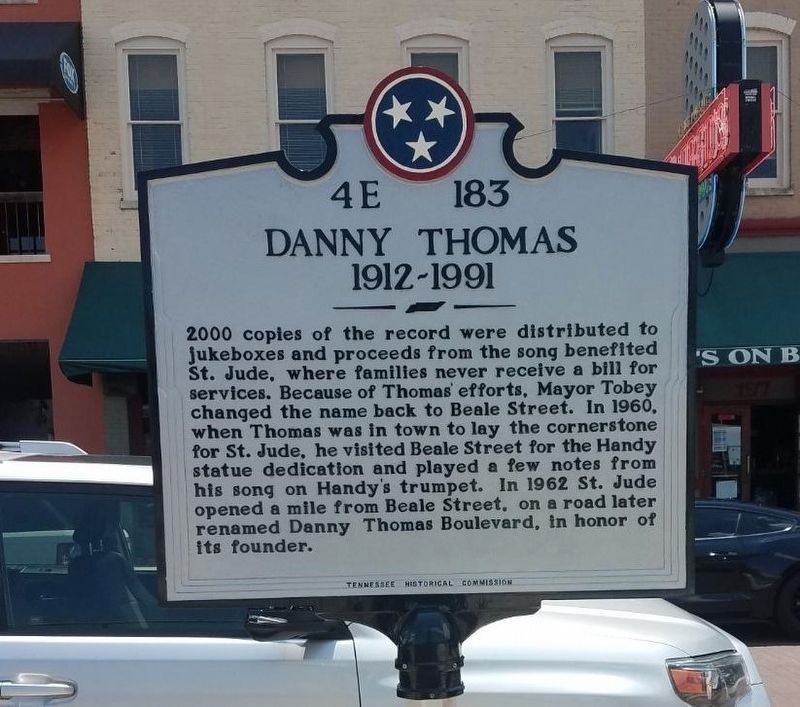 Danny Thomas 1912 - 1991 Marker image. Click for full size.