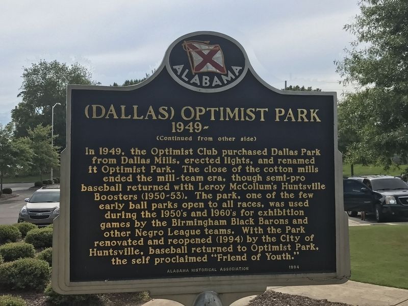 Dallas (Optimist) Park / (Dallas) Optimist Park Marker. Click for full size. Dallas (Optimist) Park / (Dallas) Optimist Park Marker image. Click for full size.