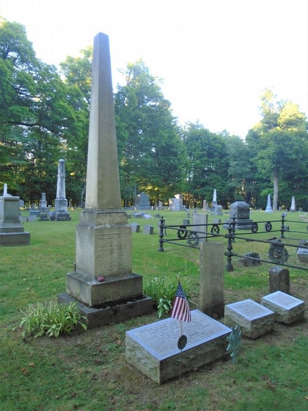 Colonel John Hendy Monument and Marker image. Click for full size.