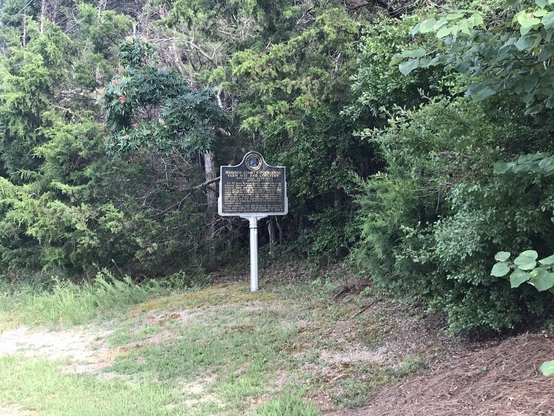Madison County Poorhouse Farm Site and Cemetery Marker. Click for full size. Madison County Poorhouse Farm Site and Cemetery Marker image. Click for full size.