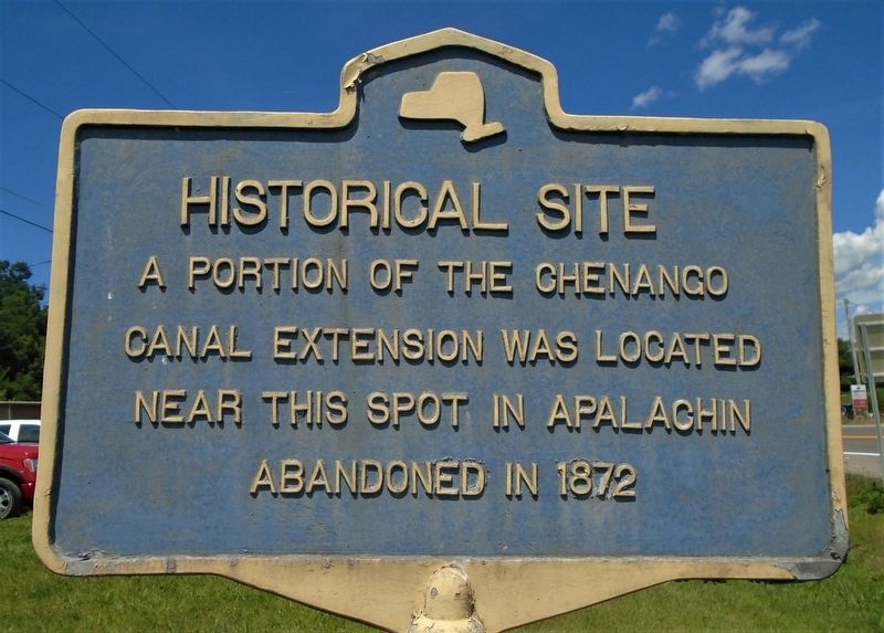 Chenango Canal Extension Historical Site Marker image. Click for full size.