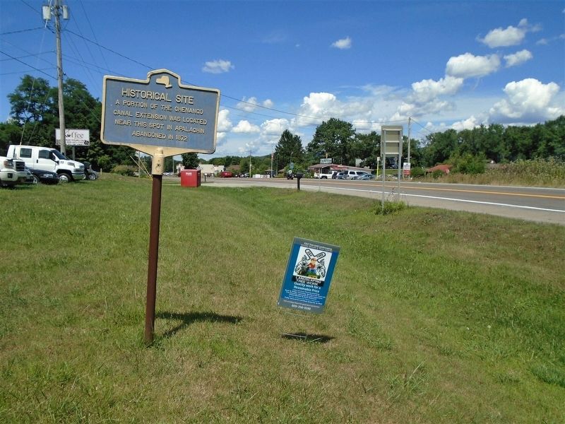 Chenango Canal Extension Historical Site Marker image. Click for full size.
