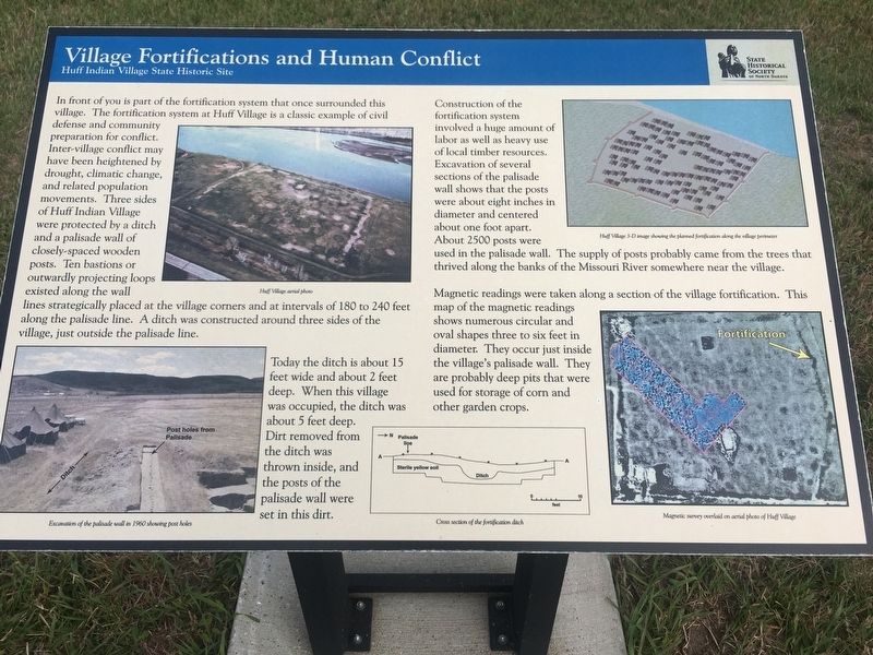 Village Fortifications and Human Conflict Marker image. Click for full size.