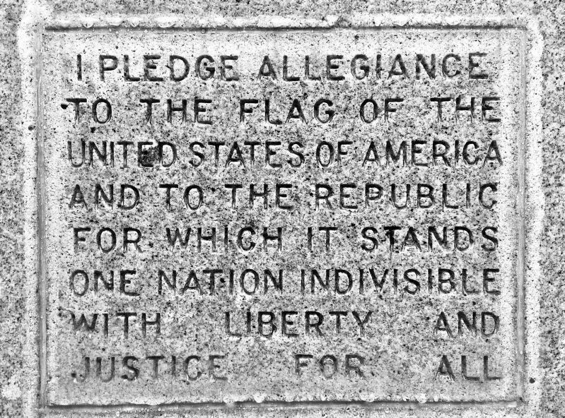 The Pledge of Allegiance. Click for full size. The Pledge of Allegiance image. Click for full size.