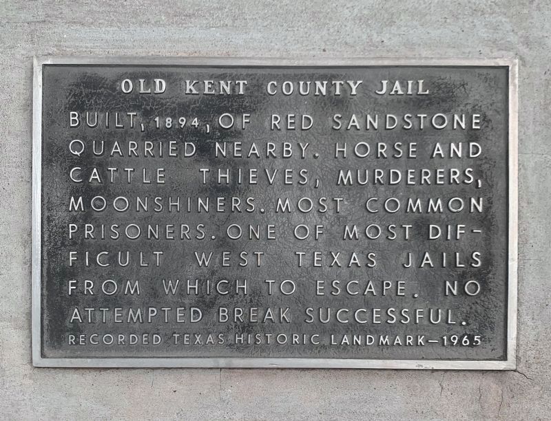 Old Kent County Jail Marker image. Click for full size.
