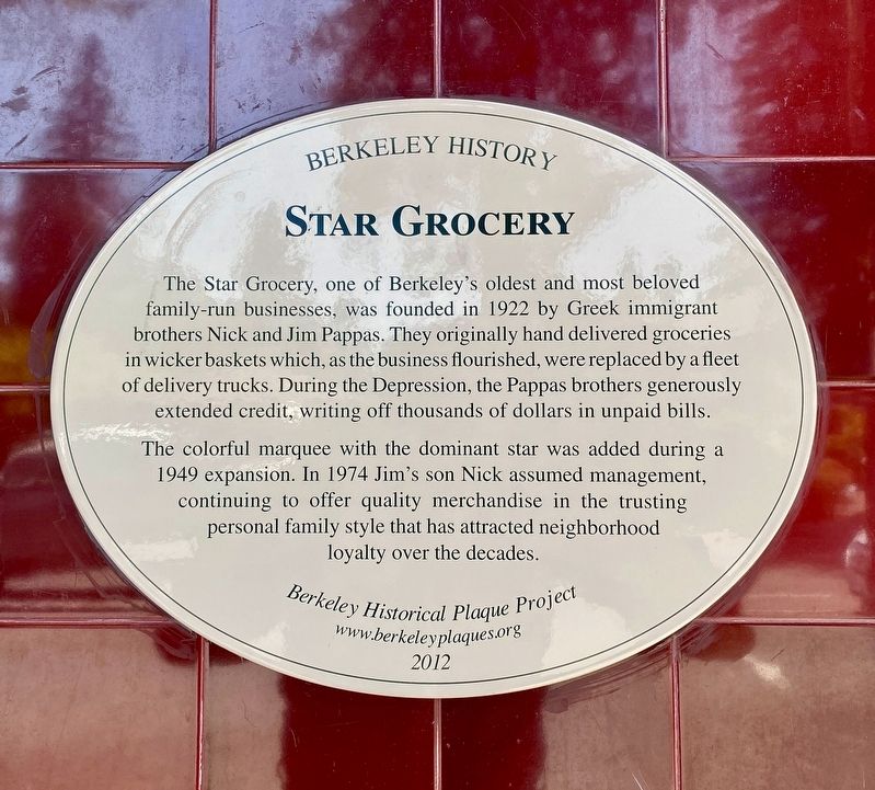 Star Grocery Marker image. Click for full size.