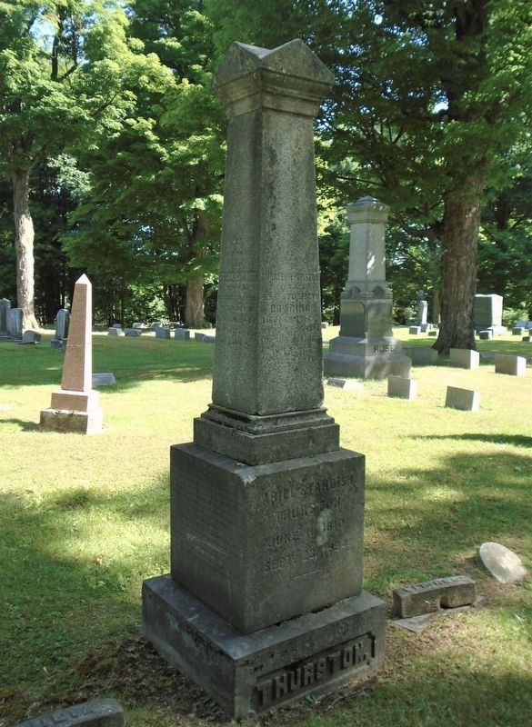 Ariel Thurston Grave Marker image. Click for full size.