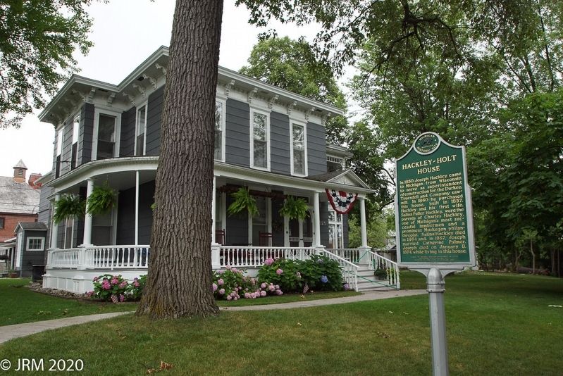 Hackley-Holt House Marker. Click for full size. Hackley-Holt House Marker image. Click for full size.