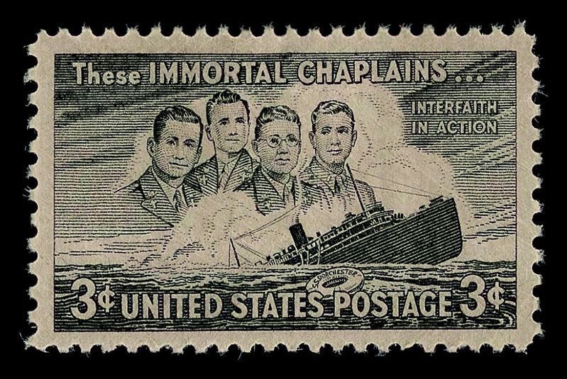 The Immortal Chaplains of the S.S. Dorchester image. Click for more information.