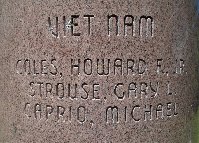 War Memorial Vietnam Honored Dead image. Click for full size.