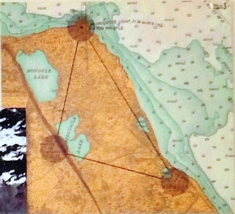 Marker detail: Point Iroquois Map, 1906 image. Click for full size.