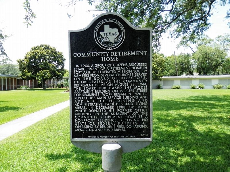 Community Retirement Home Marker image. Click for full size.