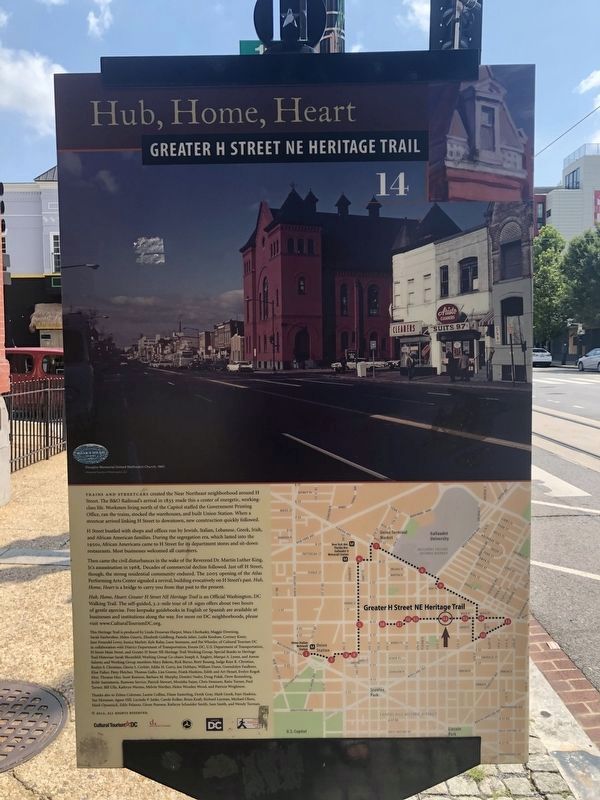 The Changing Faces of H Street Marker [Reverse] image. Click for full size.