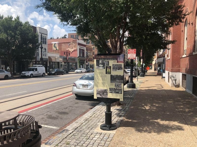 The Changing Faces of H Street Marker. Click for full size. The Changing Faces of H Street Marker image. Click for full size.