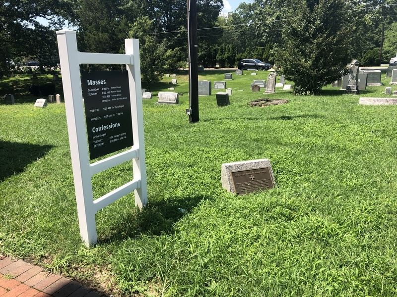 St. Ignatius Roman Catholic Church Marker. Click for full size. St. Ignatius Roman Catholic Church Marker image. Click for full size.
