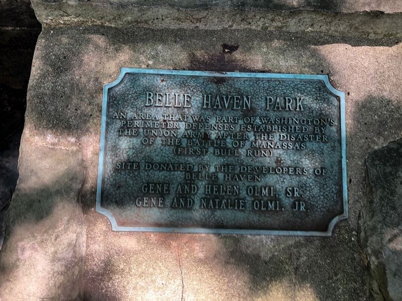 Belle Haven Park Marker image. Click for full size.