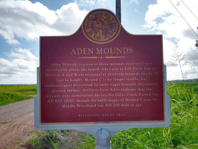 Aden Mounds Marker (Front) image. Click for full size.