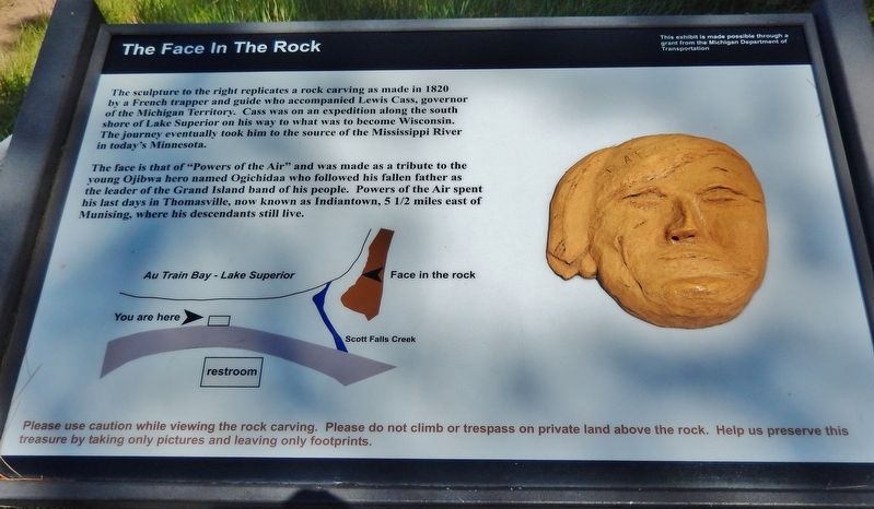 Face in the Rock Marker image. Click for full size.