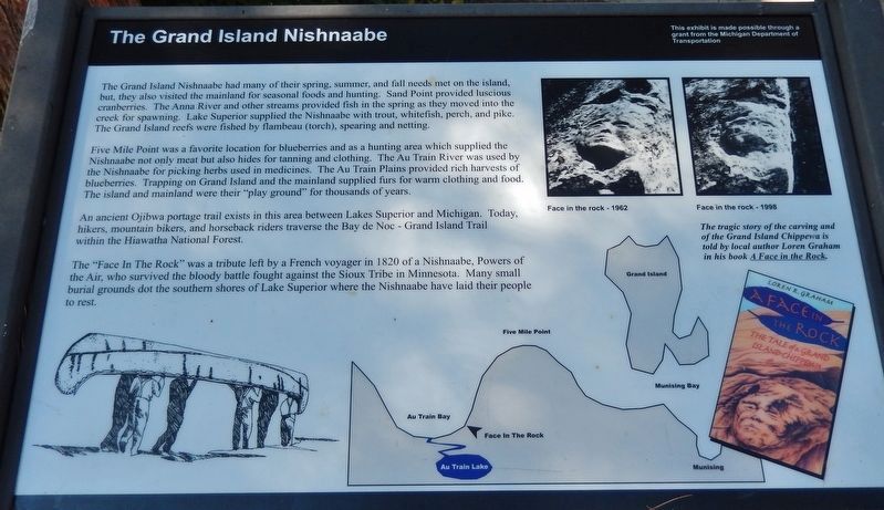 The Grand Island Nishnaabe Marker image. Click for full size.