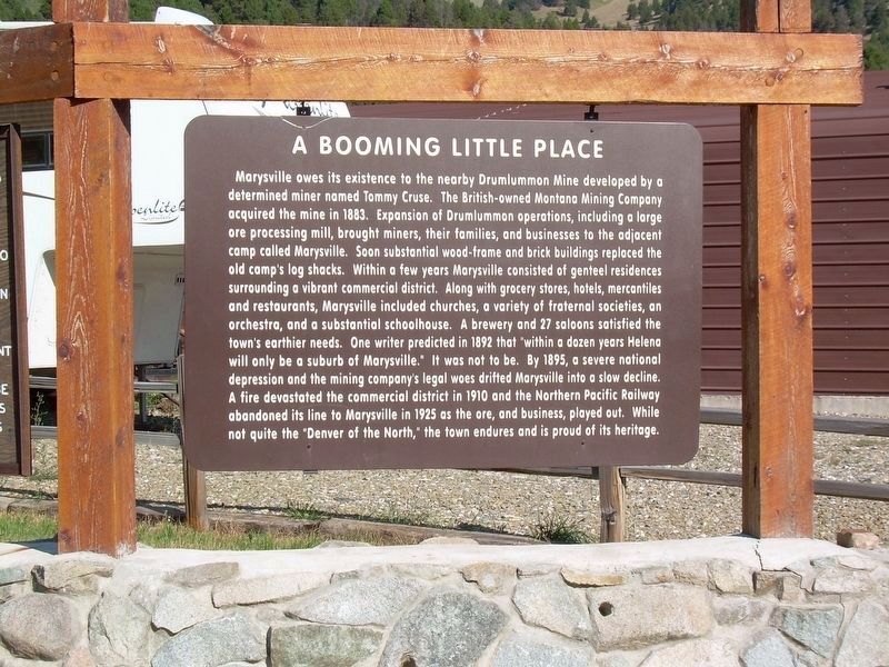 A Booming Little Place Marker image. Click for full size.